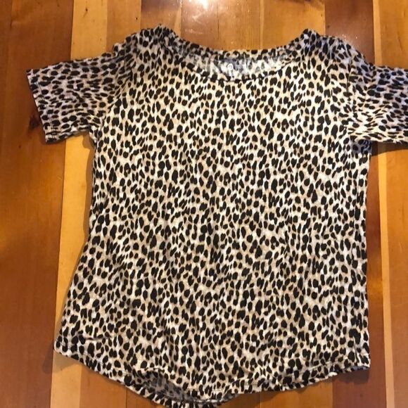 Loft linen leopard print tee - Picture 5 of 8